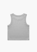 Back of Storm America Provisions Logo Female Organic Crop Tank Top printed and shipped from the USA