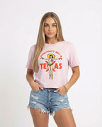 Best in Texas Boxy T-shirt by America Provisions in Orchid Color