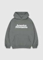 Shadow America Provisions Logo Female relaxed graphic hoodie printed and shipped from the USA