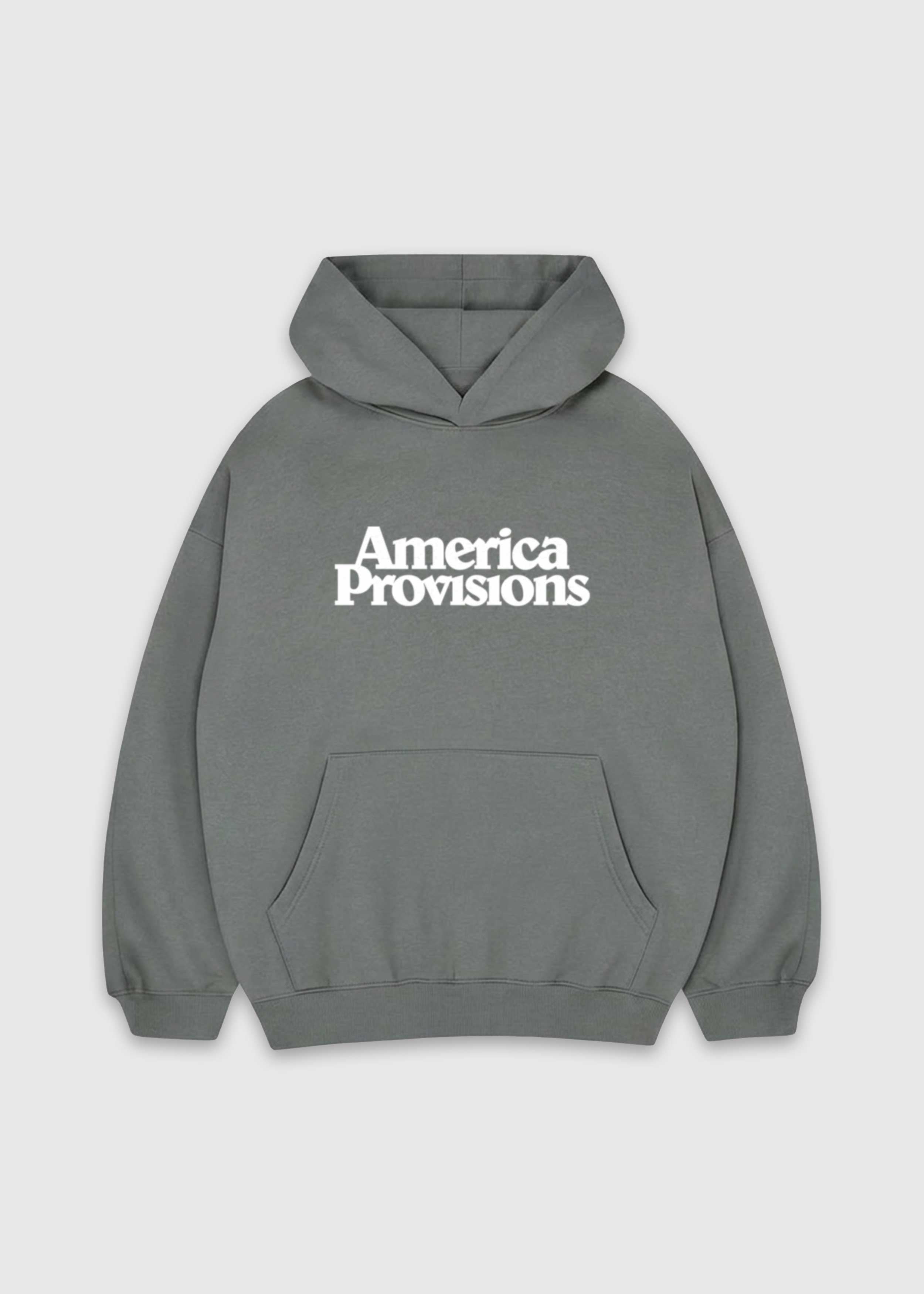 Shadow America Provisions Logo Female relaxed graphic hoodie printed and shipped from the USA