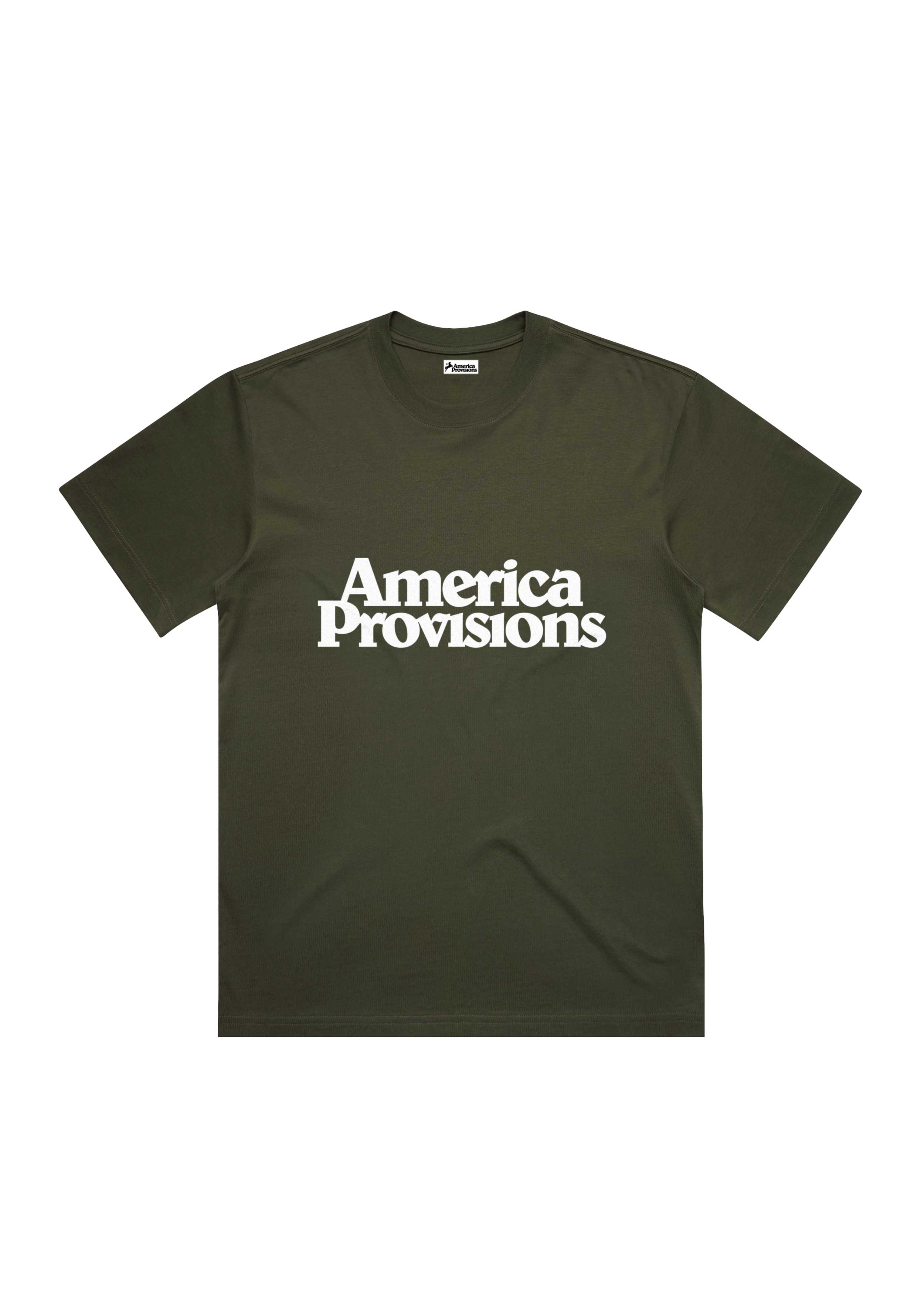 America Provisions Essentials T-Shirt in Army Green
